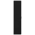 Meuble Haut Chêne Noir 40x42,5x185 cm Bois d'ingénierie