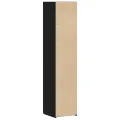 Meuble Haut Chêne Noir 40x42,5x185 cm Bois d'ingénierie