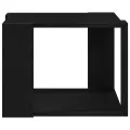 Table basse  Chêne noir 40x40x30 cm Bois reconstitué