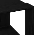 Table basse  Chêne noir 40x40x30 cm Bois reconstitué