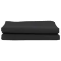 Tissu de remplacement de store Noir 10x1.6 m