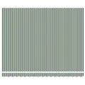 Tissu de Remplacement de Store pour Cadre 4x3 m Vert et Blanc