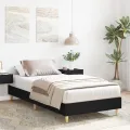 Lit  90x200 cm en chêne noir en bois d'ingénierie