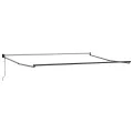 Store rétractable automatique  Rouge 500x300 cm