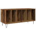 Armoire à disques  en chêne artisan de 100x38x48 cm en bois d'ingénierie