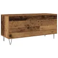 Armoire à disques  en chêne artisan de 100x38x48 cm en bois d'ingénierie