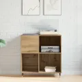 Buffet en bois vieilli  84,5x38x89 cm en bois d'ingénierie