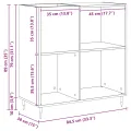 Buffet en bois vieilli  84,5x38x89 cm en bois d'ingénierie