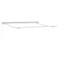 Store manuel rétractable  vert et blanc 300x250 cm