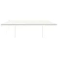 Auvent automatique et capteur de vent et LED 6x3,5 m Crème
