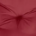 Coussin de banc de jardin rouge bordeaux 150x50x7 cm