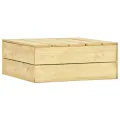 Salon de jardin 3 pcs avec coussins bois de pin imprégné