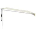 Auvent rétractable automatique crème 4,5x3 m