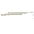 Auvent rétractable automatique crème 4,5x3 m