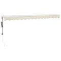 Auvent rétractable automatique crème 4,5x3 m