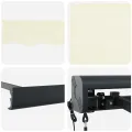 Store Rétractable Automatique Crème 450x300 cm