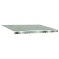 Auvent rétractable automatique  avec LED vert et blanc 450x300 cm