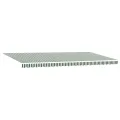 Tissu de remplacement de store vert et blanc pour cadre de 6x3 m