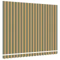 Tissu de remplacement pour auvent pour cadre 4x3.5 m Vert et Jaune