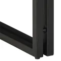 Table d'appoint  avec tiroir Noir 30x30x40 cm Bois de manguier massif
