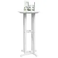 Table de Bar Blanche 55x55x107 cm HDPE