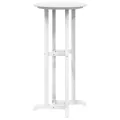 Table de Bar Blanche 55x55x107 cm HDPE