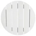 Table de Bar Blanche 55x55x107 cm HDPE