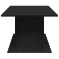 Table basse  en chêne noir 102x55,5x40 cm en bois d'ingénierie