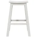 Tabourets de Bar  6 pcs Blanc HDPE