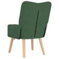 Chaise Relaxante  Vert Jungle en Velours Côtelé