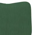 Chaise Relaxante  Vert Jungle en Velours Côtelé