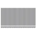 Tissu de remplacement pour auvent pour cadre de 4x2 m en anthracite et blanc