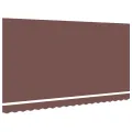 Tissu de remplacement pour auvent pour cadre de 4x2 m Marron