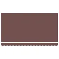 Tissu de remplacement pour auvent pour cadre de 4x2 m Marron