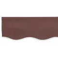 Tissu de remplacement pour auvent pour cadre de 4x2 m Marron