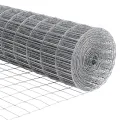 Clôture Euro avec 13 poteaux en pointe 0.6x50 m Acier galvanisé