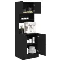 Armoire de Cuisine Chêne Noir 60x50x180 cm Bois d'ingénierie