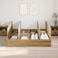 Lit de rangement  Artisan Chêne 180x200 cm