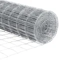 Clôture euro avec 7 poteaux en pointe 1x10 m Acier galvanisé