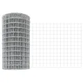 Clôture Euro avec 13 poteaux flangés 0.6x25 m en acier galvanisé