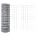 Clôture Euro avec 7 piquets pointus 0,8x10 m Acier galvanisé