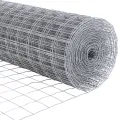 Clôture Euro avec 7 piquets pointus 0,8x10 m Acier galvanisé