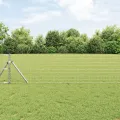Clôture Euro avec 7 poteaux 0.4x10 m Acier galvanisé