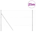 Clôture Euro avec 13 poteaux 1.2x25 m Acier galvanisé
