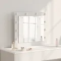 Miroir de maquillage avec éclairage LED Blanc 60x55x18 cm