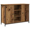 Buffet  en bois ancien 100x35x70 cm en bois d'ingénierie et acier