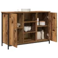 Buffet  en bois ancien 100x35x70 cm en bois d'ingénierie et acier