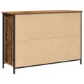 Buffet  en bois ancien 100x35x70 cm en bois d'ingénierie et acier