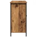 Buffet  en bois ancien 100x35x70 cm en bois d'ingénierie et acier