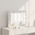 Miroir de vanité avec lumières LED blanc 60x45x18 cm